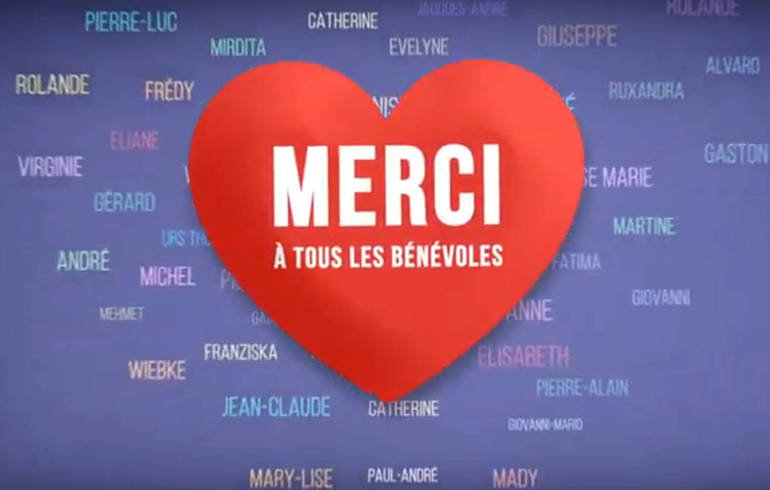 Merci à tous les bénévoles